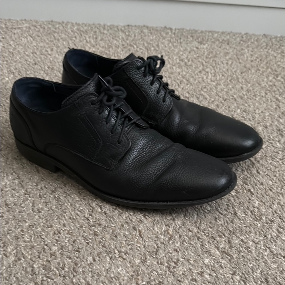 Cole Haan Black Leather Men's Oxford Shoes